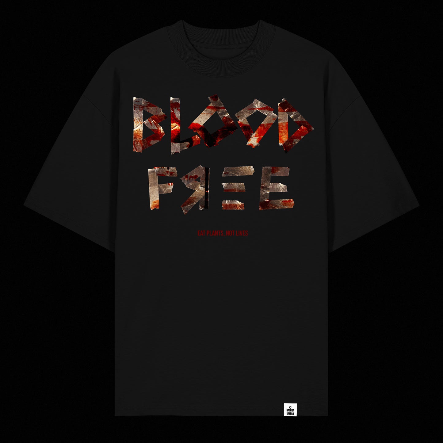 "XBL00D FR33X" - Unisex oversized T-shirt made of organic cotton