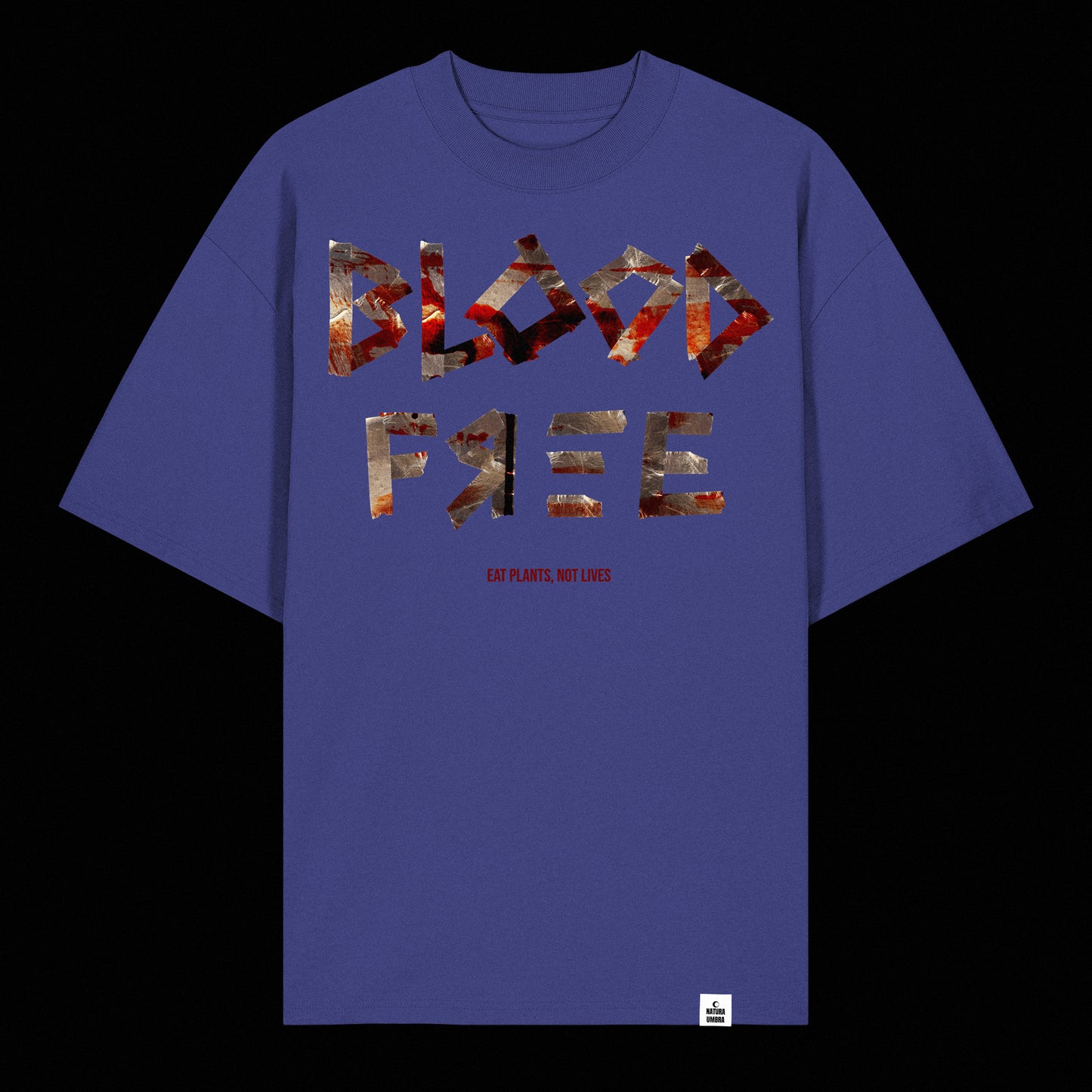 "XBL00D FR33X" - Unisex oversized T-shirt made of organic cotton