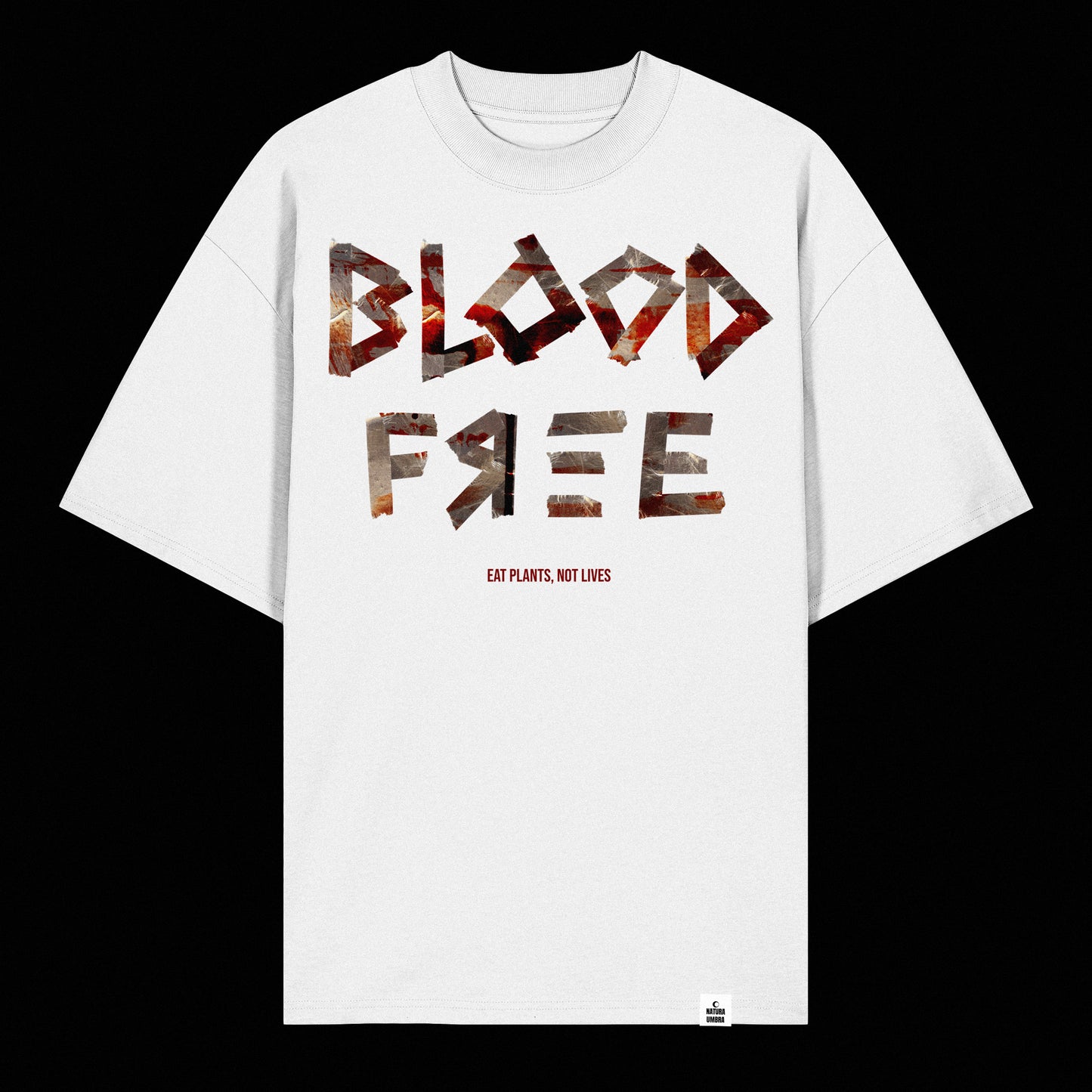 "XBL00D FR33X" - Unisex oversized T-shirt made of organic cotton